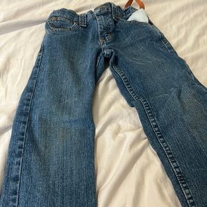 Wrangler straight fit boys jeans elastic waistband.